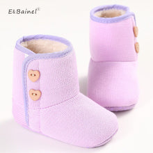 Load image into Gallery viewer, Toddler Knited Winter Fleece Crib Snow Boots Kid Baby Shoes Woolen Yam Fur Knit Baby Boot Booties Firsst Walkers