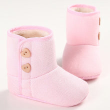 Load image into Gallery viewer, Toddler Knited Winter Fleece Crib Snow Boots Kid Baby Shoes Woolen Yam Fur Knit Baby Boot Booties Firsst Walkers