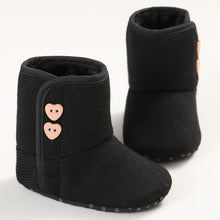 Load image into Gallery viewer, Toddler Knited Winter Fleece Crib Snow Boots Kid Baby Shoes Woolen Yam Fur Knit Baby Boot Booties Firsst Walkers