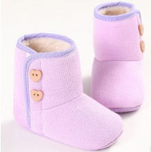 Load image into Gallery viewer, Toddler Knited Winter Fleece Crib Snow Boots Kid Baby Shoes Woolen Yam Fur Knit Baby Boot Booties Firsst Walkers