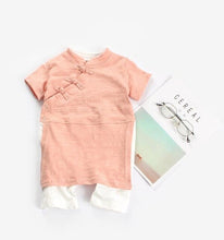 Load image into Gallery viewer, 1pc baby infant girls boys summer bodysuit cotton holiday daily jumpsuit playsuit birthday party daily bodysuit photo costume