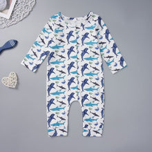 Load image into Gallery viewer, 2019 Toddler Baby Boy Girl Cartoon Printed Romper Babies Long Sleeve Fall Jumpsuit Holiday Outfits