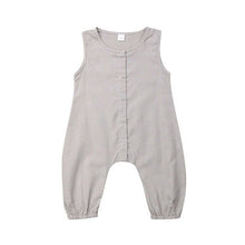 Load image into Gallery viewer, Summer Romper Toddler Unisex Kids Baby Girls Off Shoulder Cute Solid Romper Overalls Jumpsuits Playsuit Holiday Outfit Clothes