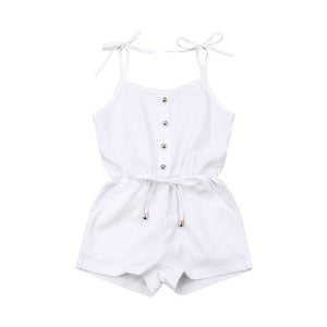 Lovely Baby Girl Boy Sleeveless White Top Tutu Romper Summer Fashion Jumpsuit Holiday Party Cute Outfit Clothes 2019 New