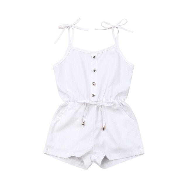 Lovely Baby Girl Boy Sleeveless White Top Tutu Romper Summer Fashion Jumpsuit Holiday Party Cute Outfit Clothes 2019 New