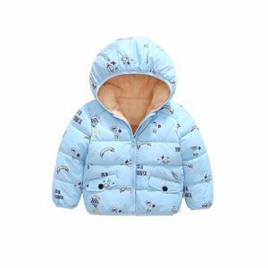 Children Coats Kids Baby Girls Thickening Clothes Boys Plush Velvet Jacktes Child Cotton Outerwear Baby Boys Warming Coats