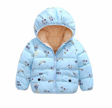 Load image into Gallery viewer, Children Coats Kids Baby Girls Thickening Clothes Boys Plush Velvet Jacktes Child Cotton Outerwear Baby Boys Warming Coats