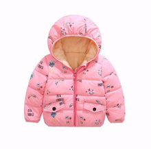 Load image into Gallery viewer, Children Coats Kids Baby Girls Thickening Clothes Boys Plush Velvet Jacktes Child Cotton Outerwear Baby Boys Warming Coats