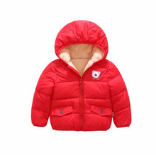 Load image into Gallery viewer, Children Coats Kids Baby Girls Thickening Clothes Boys Plush Velvet Jacktes Child Cotton Outerwear Baby Boys Warming Coats