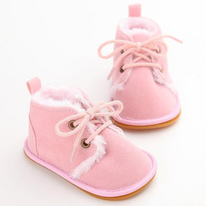 Autumn Winter Baby Boy Girl Shoes Newborn Baby Cotton First Walker Anti-slip Soft Sole Snow Warm Shoes