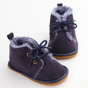 Autumn Winter Baby Boy Girl Shoes Newborn Baby Cotton First Walker Anti-slip Soft Sole Snow Warm Shoes