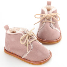 Load image into Gallery viewer, Autumn Winter Baby Boy Girl Shoes Newborn Baby Cotton First Walker Anti-slip Soft Sole Snow Warm Shoes