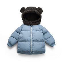 Load image into Gallery viewer, Kids Winter Jacket Children Auttumn Warm Jackets Baby Girls Boys Clothes Toddler Cute Bear Cotton Coat Hooded Jacket Outerwear