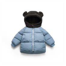 Load image into Gallery viewer, Kids Winter Jacket Children Auttumn Warm Jackets Baby Girls Boys Clothes Toddler Cute Bear Cotton Coat Hooded Jacket Outerwear