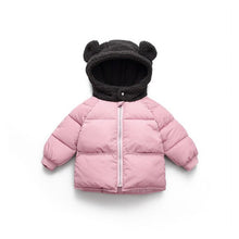 Load image into Gallery viewer, Kids Winter Jacket Children Auttumn Warm Jackets Baby Girls Boys Clothes Toddler Cute Bear Cotton Coat Hooded Jacket Outerwear
