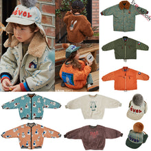 Load image into Gallery viewer, Kids Winter Jacket 2019 Lim Brand New Autumn Boys Girls Cartoon Print Velvet Coat Baby Child Thick Warm Outwear Fashion Clothes