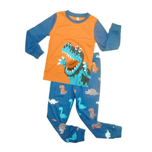 HereNice Children Toddler Kids Baby Boys Girls Truck Dinosaur Mermaid Flamingo Unicorn Reindeer Sleepwear Suit Set Pjs Pajamas