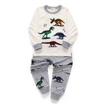 Load image into Gallery viewer, HereNice Children Toddler Kids Baby Boys Girls Truck Dinosaur Mermaid Flamingo Unicorn Reindeer Sleepwear Suit Set Pjs Pajamas