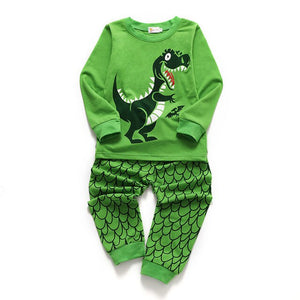 HereNice Children Toddler Kids Baby Boys Girls Truck Dinosaur Mermaid Flamingo Unicorn Reindeer Sleepwear Suit Set Pjs Pajamas