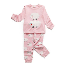 Load image into Gallery viewer, HereNice Children Toddler Kids Baby Boys Girls Truck Dinosaur Mermaid Flamingo Unicorn Reindeer Sleepwear Suit Set Pjs Pajamas