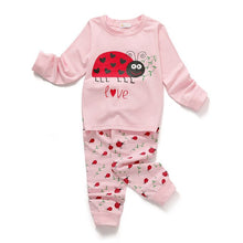 Load image into Gallery viewer, HereNice Children Toddler Kids Baby Boys Girls Truck Dinosaur Mermaid Flamingo Unicorn Reindeer Sleepwear Suit Set Pjs Pajamas