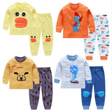 Load image into Gallery viewer, kids pajamas children sleepwear baby pajamas sets boys girls animal pyjamas cotton nightwear clothes kids clothing