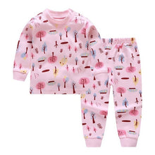 Load image into Gallery viewer, kids pajamas children sleepwear baby pajamas sets boys girls animal pyjamas cotton nightwear clothes kids clothing