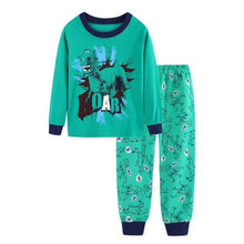 Load image into Gallery viewer, Children Boy Pajamas Sets 2019 Boys Sleevewear Cartoon long sleeve pyjamas Tops+Pants 2 Pieces Kids Baby Gils CLothing Set