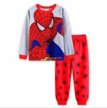 Load image into Gallery viewer, Children Boy Pajamas Sets 2019 Boys Sleevewear Cartoon long sleeve pyjamas Tops+Pants 2 Pieces Kids Baby Gils CLothing Set