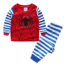 Load image into Gallery viewer, Children Boy Pajamas Sets 2019 Boys Sleevewear Cartoon long sleeve pyjamas Tops+Pants 2 Pieces Kids Baby Gils CLothing Set