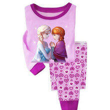 Load image into Gallery viewer, Children Boy Pajamas Sets 2019 Boys Sleevewear Cartoon long sleeve pyjamas Tops+Pants 2 Pieces Kids Baby Gils CLothing Set
