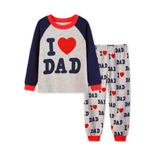 Load image into Gallery viewer, Children Boy Pajamas Sets 2019 Boys Sleevewear Cartoon long sleeve pyjamas Tops+Pants 2 Pieces Kids Baby Gils CLothing Set