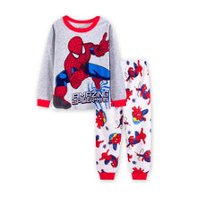 Load image into Gallery viewer, Children Boy Pajamas Sets 2019 Boys Sleevewear Cartoon long sleeve pyjamas Tops+Pants 2 Pieces Kids Baby Gils CLothing Set