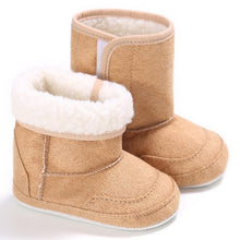 Load image into Gallery viewer, Winter Baby Shoes Warm Baby Boys Girls Shoes Soft Plush Booties Infant Anti Slip Snow Boots Shoes For Kids