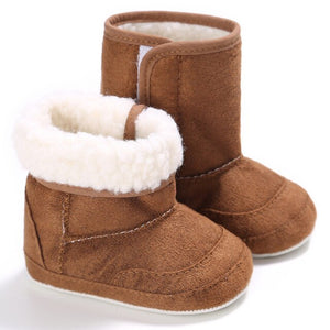 Winter Baby Shoes Warm Baby Boys Girls Shoes Soft Plush Booties Infant Anti Slip Snow Boots Shoes For Kids