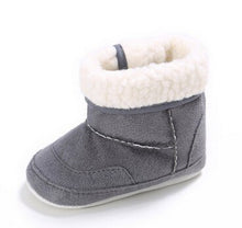 Load image into Gallery viewer, Winter Baby Shoes Warm Baby Boys Girls Shoes Soft Plush Booties Infant Anti Slip Snow Boots Shoes For Kids