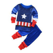 Load image into Gallery viewer, Children&#39;s Clothing Sets Boys Sleepwear Clothes Kids Batman Pajamas Set Baby Girls Cotton Cartoon Pijamas Spring Autumn Pyjamas