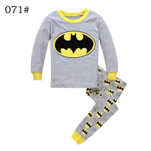 Load image into Gallery viewer, Children&#39;s Clothing Sets Boys Sleepwear Clothes Kids Batman Pajamas Set Baby Girls Cotton Cartoon Pijamas Spring Autumn Pyjamas