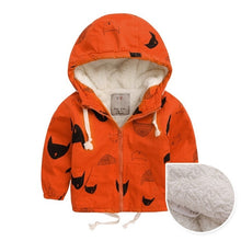 Load image into Gallery viewer, Benemaker Winter Fleece Jackets For Boy Trench Children&#39;s Clothing 2-10Y Hooded Warm Outerwear Windbreaker Baby Kids Coats JH019