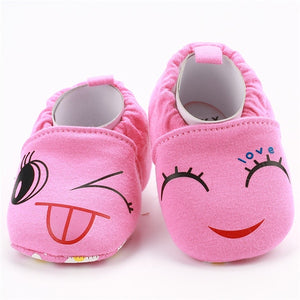 [simfamily]Kid Girls Boy First Walkers Soft Infant Toddler Shoes Cute Flower Soles Crib Shoes Footwear for Newborns baby shoes