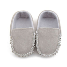 Load image into Gallery viewer, PU Suede Leather Newborn Baby Boy Girl Baby Moccasins Soft Moccs Shoes Soft Soled Non-slip Footwear Crib Shoe