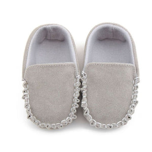 PU Suede Leather Newborn Baby Boy Girl Baby Moccasins Soft Moccs Shoes Soft Soled Non-slip Footwear Crib Shoe