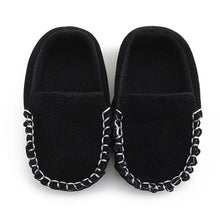 Load image into Gallery viewer, PU Suede Leather Newborn Baby Boy Girl Baby Moccasins Soft Moccs Shoes Soft Soled Non-slip Footwear Crib Shoe