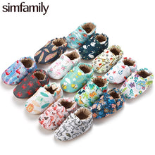 Load image into Gallery viewer, [simfamily]Kid Girls Boy First Walkers Soft Infant Toddler Shoes Cute Flower Soles Crib Shoes Footwear for Newborns baby shoes