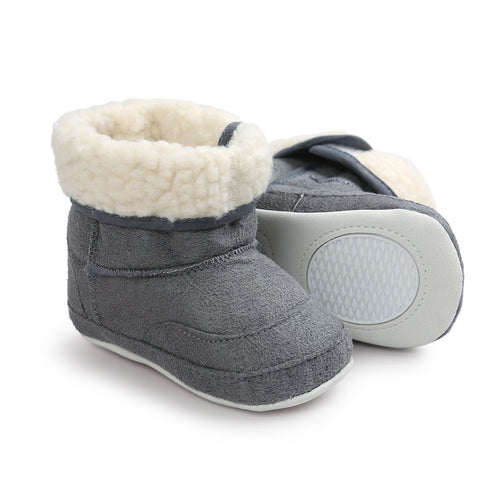 Baby Shoes Child Boot Newborn Thick Fur Booties Girls Boys Super Warm Winter Baby Ankle Snow Boots Infant Kids Warm First Walker