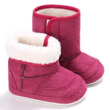 Load image into Gallery viewer, Baby Shoes Child Boot Newborn Thick Fur Booties Girls Boys Super Warm Winter Baby Ankle Snow Boots Infant Kids Warm First Walker