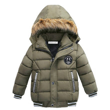 Load image into Gallery viewer, Baby Boys Jacket 2019 Autumn Winter Jacket For Boys Children Jacket Kids Hooded Warm Outerwear Coat For Boy Clothes 2 3 4 5 Year