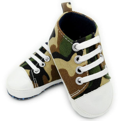 Toddler Baby Shoes Camouflage Sneaker Anti-slip Soft Sole Toddler Canvas Shoes Soft Soled Non-slip Footwear Crib Shoes Drop Ship