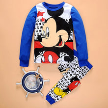 Load image into Gallery viewer, HOT Kids Clothes Children Clothing Set Toddler Kids Pajama Mickey Nightwear Baby Girl Boy Clothes Printing Pajamas Children 2Pc