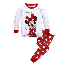 Load image into Gallery viewer, HOT Kids Clothes Children Clothing Set Toddler Kids Pajama Mickey Nightwear Baby Girl Boy Clothes Printing Pajamas Children 2Pc